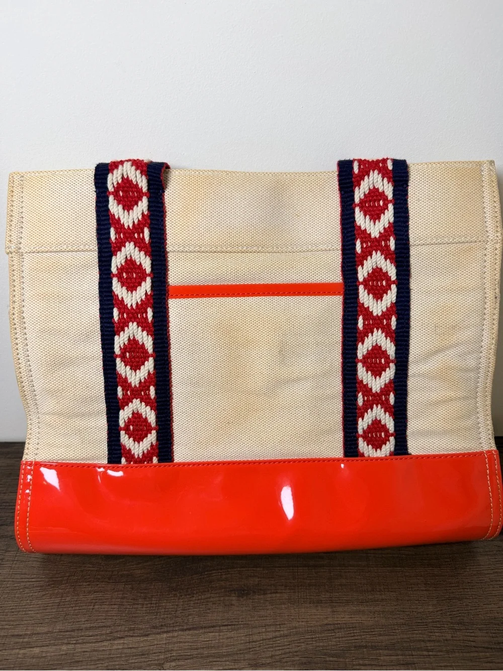 Tory Burch canvas bag with Spoiledchild Collagen, Beauty of Joseon, NARS, Stila